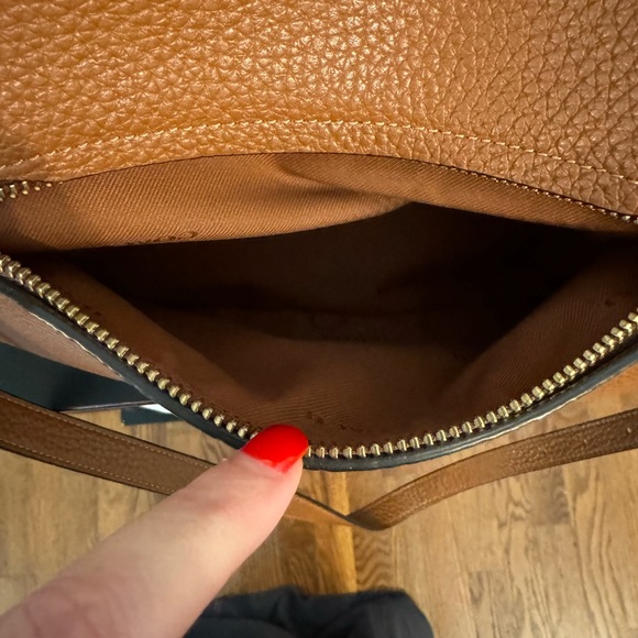 Coach Tan Leather Shoulder Bag - Picture 7 of 9